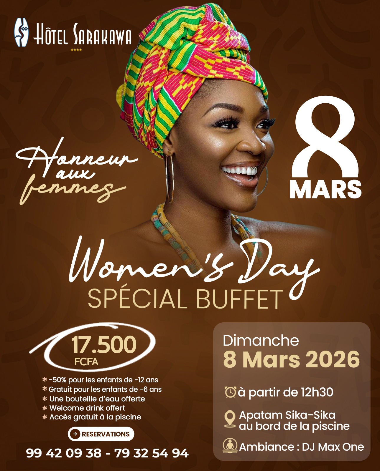 Hôtel Sarakawa célèbre la femme avec un buffet spécial le 8 mars